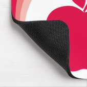 roter Apfel Mousepad (Ecke)