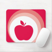 roter Apfel Mousepad (Mit Mouse)