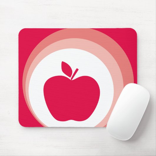 roter Apfel Mousepad (Mit Mouse)