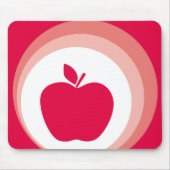 roter Apfel Mousepad (Vorne)