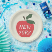 Roter Apfel-Party Pappteller (Party)