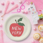 Roter Apfel-Party Pappteller (Party)