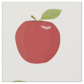 roter Apfel Stoff (Nahaufnahme)
