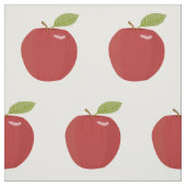 roter Apfel Stoff (Muster)
