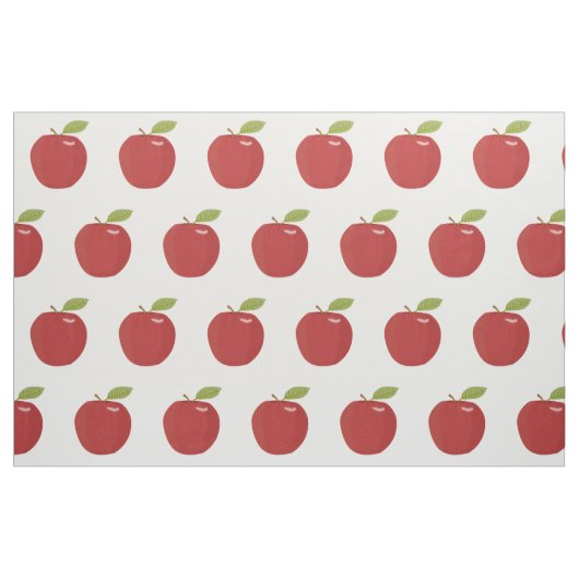 roter Apfel Stoff (Fat Quarter (45,7 x 55,9 cm))