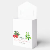 Roter Apfel und Weißes Brautparty Geschenkschachtel (Geöffnet)