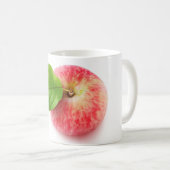 Roter Apfel von oben Kaffeetasse (VorderseiteRechts)