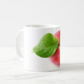 Roter Apfel von oben Kaffeetasse (Vorderseite Links)