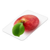 Roter Apfelanblick Magnet (Linke Seite)