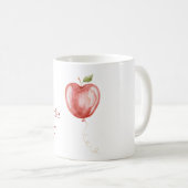 Roter Apfelballon Kaffeetasse (VorderseiteRechts)