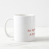 Roter Apfelballon Kaffeetasse (Links)