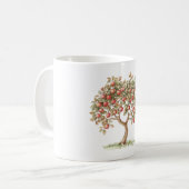 Roter Apfelbaum Kaffeetasse (Vorderseite Links)