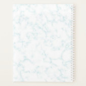 Roter Apfelgoldzettel - stylischer Marmorlehrer Planer (Rückseite)