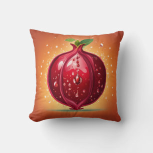 Roter Apple Liebe Kissen im Tattoo-Stil - Bold & A