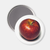 Roter Apple-Magnet Magnet (Vorderseite/Rückseite)