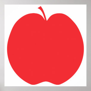 Roter Apple Poster