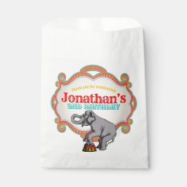 Roter Aquamariner Blauer Vintager Circus Geburtsta Geschenktütchen