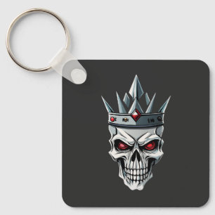 Roter-Augen-Totenkopf,König Schlüsselanhänger
