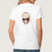 Roter Augenschädel T-Shirt (Rückseite)
