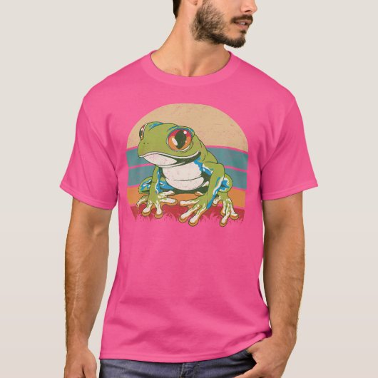 Roter Augfrösche, Mit Augen Baumfrösch T-Shirt (Vorderseite)