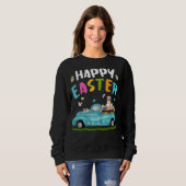 Roter Australischer Schäfer mit sonnigen Ohren Egg Sweatshirt (Vorne ganz)