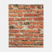 Roter Backstein Wand Textur Grunge Hintergrund. Ab Fleecedecke (Vorderseite)