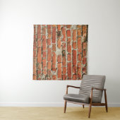 Roter Backstein Wand Textur Grunge Hintergrund. Ab Wandteppich (Beispiel (Horizontal))