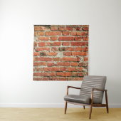 Roter Backstein Wand Textur Grunge Hintergrund. Ab Wandteppich (Beispiel)