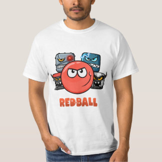 roter Ball 4 die Crew, die emoji T-Shirt läuft
