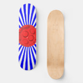 Roter Ball Skateboard (Vorderseite)