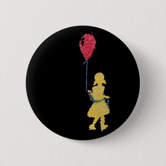 roter Ballon Button (Vorderseite)