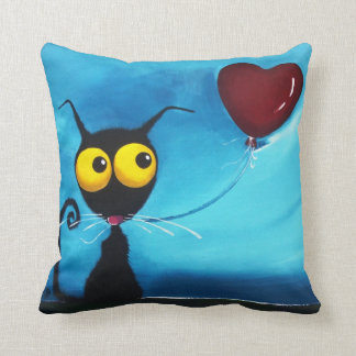 Roter Ballon Kissen