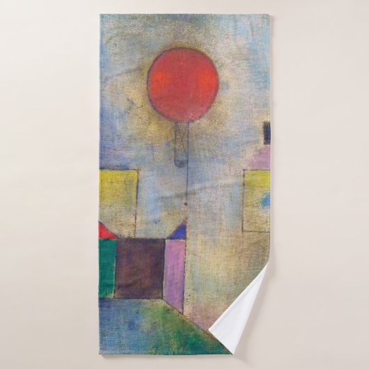 Roter Ballon, Klee Badehandtuch (Badehandtuch)