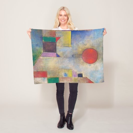 Roter Ballon, Klee Fleecedecke (Beispiel)