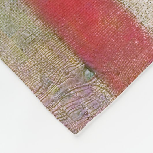 Roter Ballon, Klee Fleecedecke (Ecke)