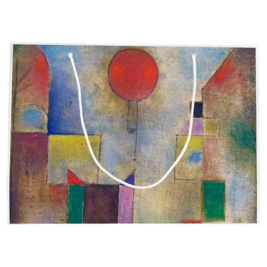Roter Ballon, Klee Große Geschenktüte (Rückseite)