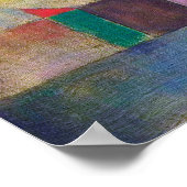 Roter Ballon, Klee Poster (Ecke)