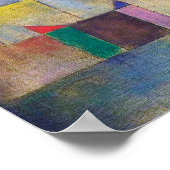 Roter Ballon, Klee Poster (Ecke)