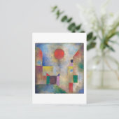 Roter Ballon, Klee Postkarte (Stehend Vorderseite)