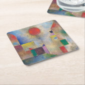 Roter Ballon, Klee Rechteckiger Pappuntersetzer (angewinkelt)