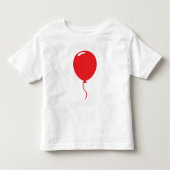 Roter Ballon Kleinkind T-shirt (Vorderseite)