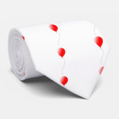 Roter Ballon Krawatte (Gerollt)