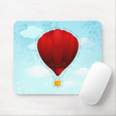 Roter Ballon, Mousepad (Mit Mouse)