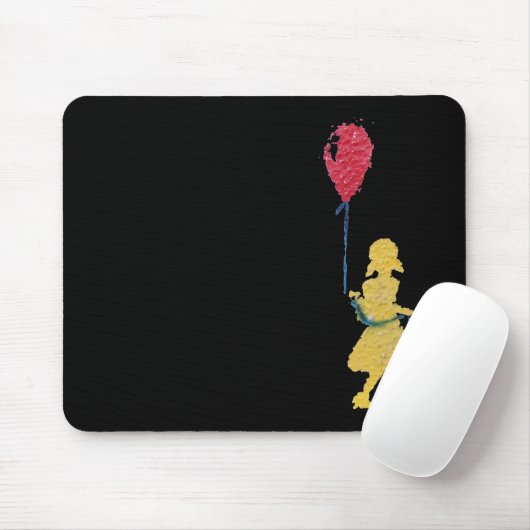 roter Ballon Mousepad (Mit Mouse)