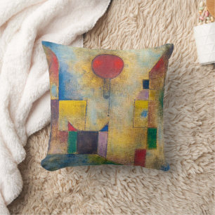 Roter Ballon Paul Klee Kissen