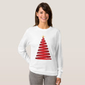 Roter Band-Baum T-Shirt (Vorne ganz)