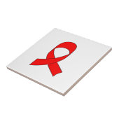 Roter Band Zeichnung Fliese (Seite)