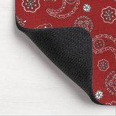 Roter Bandana Mousepad (Ecke)