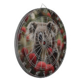 Roter Banksienbaum mit Koala-Bär, Dartscheibe (Vorderseite Links)