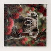 Roter Banksienbaum mit Koala-Bär, Puzzle (Horizontal)